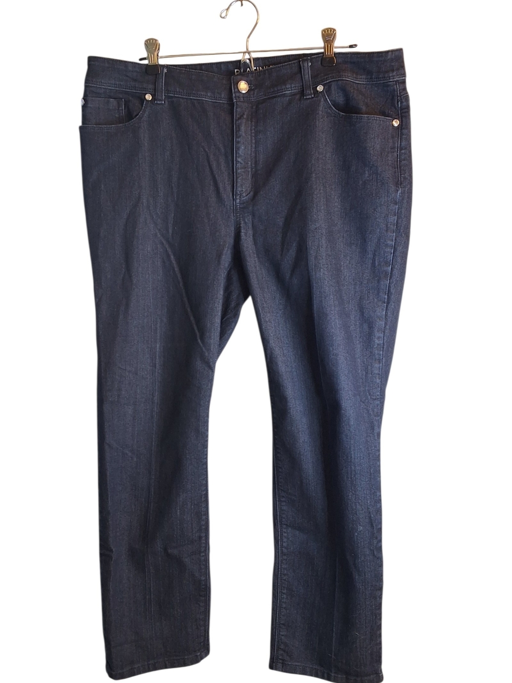 CHICOS Platinum Jeweled Jeans 2.5 (14/16)